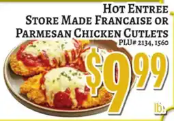Trade Fair Supermarket STORE MADE FRANCAISE OR PARMESAN CHICKEN CUTLETS offer