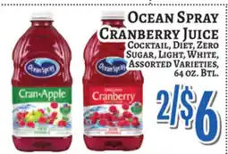 Trade Fair Supermarket OCEAN SPRAY CRANBERRY JUICE offer