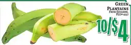 Trade Fair Supermarket GREEN PLANTAINS FROM ECUADOR, PLU# 4237 offer