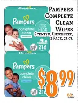 Trade Fair Supermarket PAMPERS COMPLETE CLEAN WIPES offer