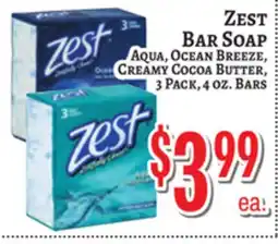 Trade Fair Supermarket ZEST BAR SOAP offer