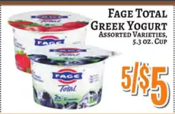 Trade Fair Supermarket FAGE TOTAL GREEK YOGURT offer