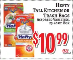 Trade Fair Supermarket HEFTY TALL KITCHEN OR TRASH BAGS offer