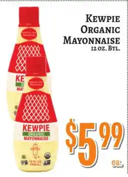 Trade Fair Supermarket KEWPIE ORGANIC MAYONNAISE offer
