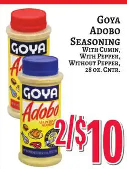 Trade Fair Supermarket Goya Adobo Seasoning offer