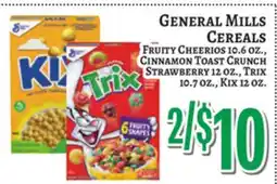 Trade Fair Supermarket GENERAL MILLS CEREALS offer
