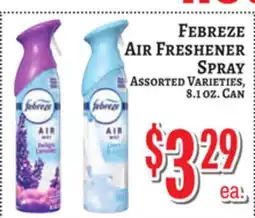 Trade Fair Supermarket FEBREZE AIR FRESHENER SPRAY offer