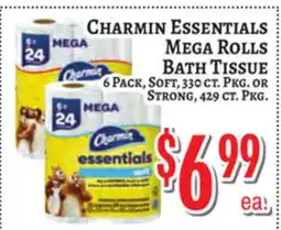 Trade Fair Supermarket CHARMIN ESSENTIALS MEGA ROLLS BATH TISSUE offer