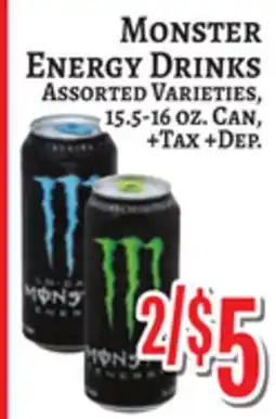 Trade Fair Supermarket MONSTER ENERGY DRINKS offer