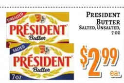 Trade Fair Supermarket PRESIDENT Butter offer