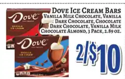 Trade Fair Supermarket DOVE ICE CREAM BARS offer
