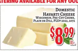 Trade Fair Supermarket DOMESTIC HAVARTI CHEESE offer