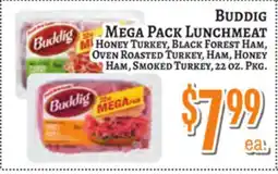 Trade Fair Supermarket BUDDIG MEGA PACK LUNCHMEAT offer