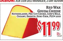 Trade Fair Supermarket RED WAX GOUDA CHEESE offer