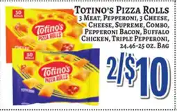 Trade Fair Supermarket TOTINO'S PIZZA ROLLS offer