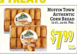 Trade Fair Supermarket Muffin Town Authentic Corn Bread offer