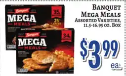 Trade Fair Supermarket BANQUET MEGA MEALS offer