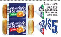 Trade Fair Supermarket LENDER'S BAGELS offer