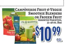 Trade Fair Supermarket CAMPÒVERDE FRUIT & VEGGIE SMOOTHIE BLENDERS OR FROZEN FRUIT offer
