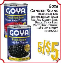 Trade Fair Supermarket GOYA CANNED BEANS offer