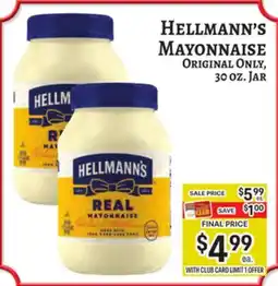 Trade Fair Supermarket HELLMANN'S MAYONNAISE offer