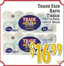 Trade Fair Supermarket TRADE FAIR BATH TISSUE offer