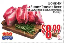 Trade Fair Supermarket BONE-IN SHORT RIBS OF BEEF offer
