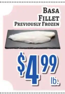Trade Fair Supermarket BASA FILLET offer