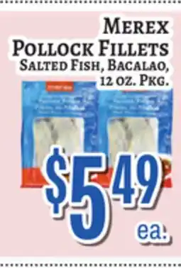 Trade Fair Supermarket MEREX POLLOCK FILLETS offer