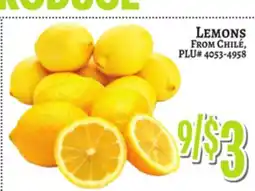 Trade Fair Supermarket LEMONS offer