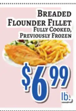 Trade Fair Supermarket BREADED FLOUNDER FILLET offer