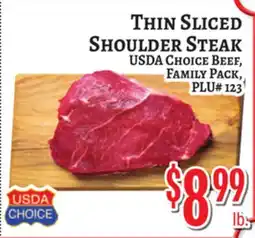 Trade Fair Supermarket THIN SLICED SHOULDER STEAK offer