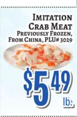 Trade Fair Supermarket IMITATION CRAB MEAT offer