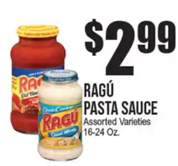 Extra Supermarket RAGÚ PASTA SAUCE offer