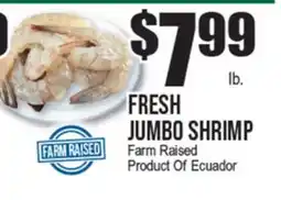 Extra Supermarket FRESH JUMBO SHRIMP offer