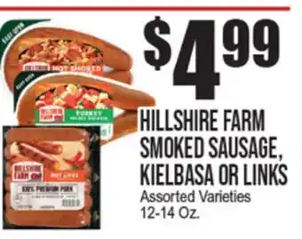 Extra Supermarket HILLSHIRE FARM SMOKED SAUSAGE, KIELBASA OR LINKS offer
