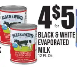 Extra Supermarket BLACK & WHITE EVAPORATED MILK offer