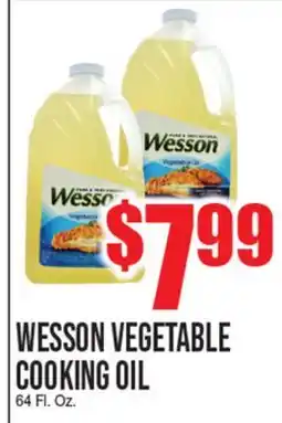 Extra Supermarket WESSON VEGETABLE COOKING OIL offer