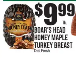 Extra Supermarket BOAR'S HEAD HONEY MAPLE TURKEY BREAST offer