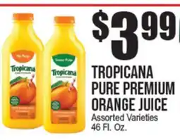 Extra Supermarket TROPICANA PURE PREMIUM ORANGE JUICE offer