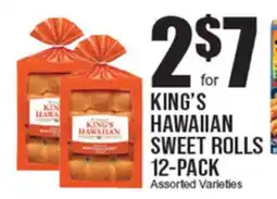 Extra Supermarket KING'S HAWAIIAN SWEET ROLLS offer