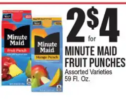 Extra Supermarket MINUTE MAID FRUIT PUNCHES offer