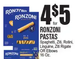 Extra Supermarket RONZONI PASTAS offer