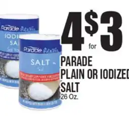 Extra Supermarket PARADE PLAIN OR IODIZED SALT offer