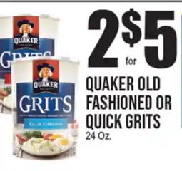 Extra Supermarket QUAKER OLD FASHIONED OR QUICK GRITS offer
