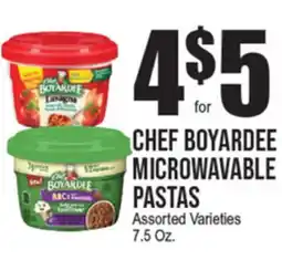 Extra Supermarket CHEF BOYARDEE MICROWAVABLE PASTAS offer