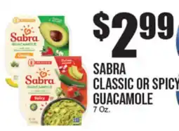 Extra Supermarket SABRA CLASSIC OR SPICY GUACAMOLE offer