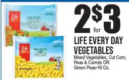 Extra Supermarket LIFE EVERY DAY VEGETABLES offer