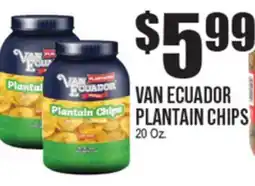 Extra Supermarket VAN ECUADOR PLANTAIN CHIPS offer