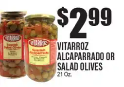 Extra Supermarket VITARROZ ALCAPARRADO OR SALAD OLIVES offer
